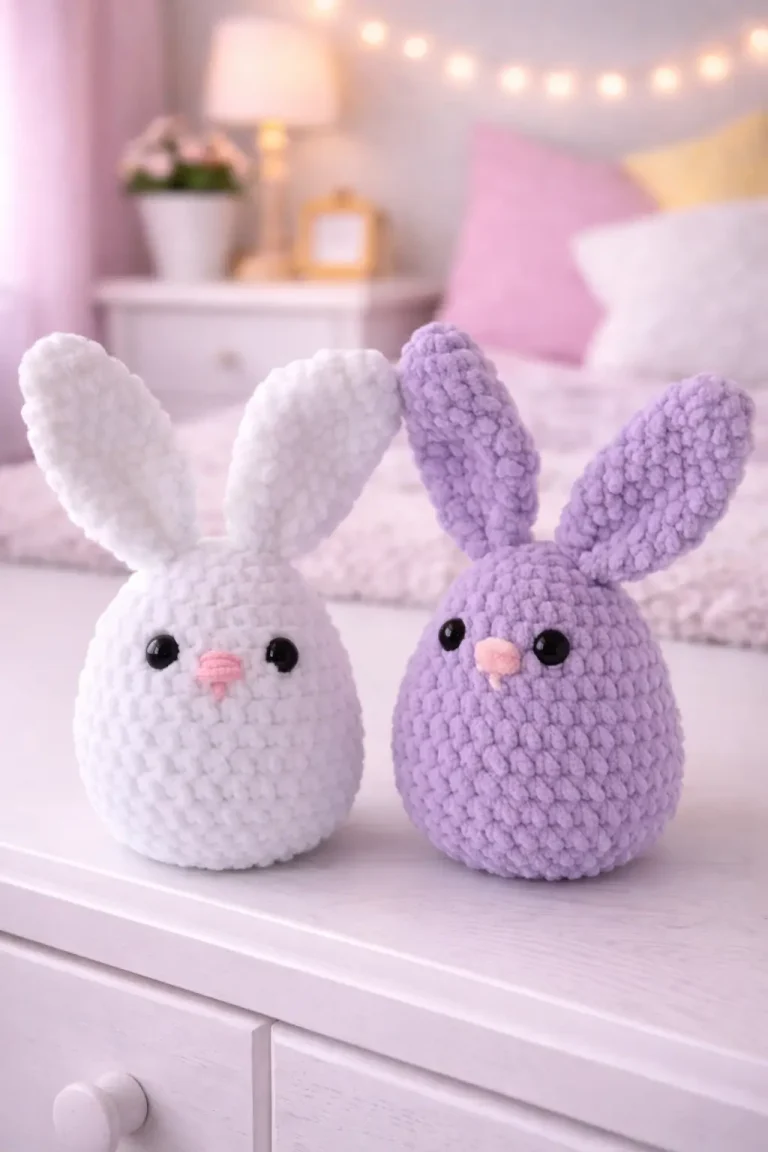 Plush Bunny Amigurumi Crochet Pattern