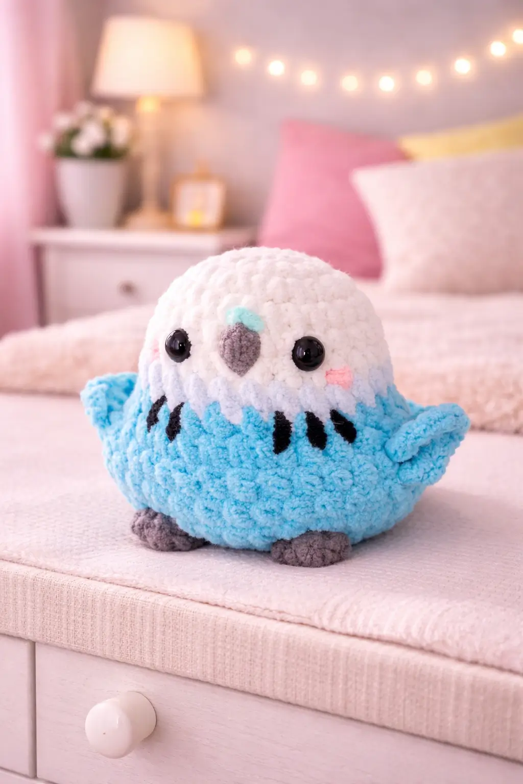 Chubby Budgie Amigurumi Crochet Pattern