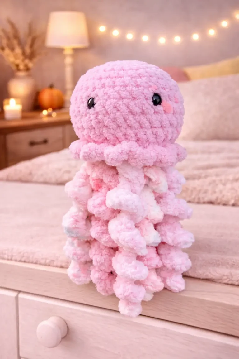 Plush Jellyfish Amigurumi Crochet Pattern