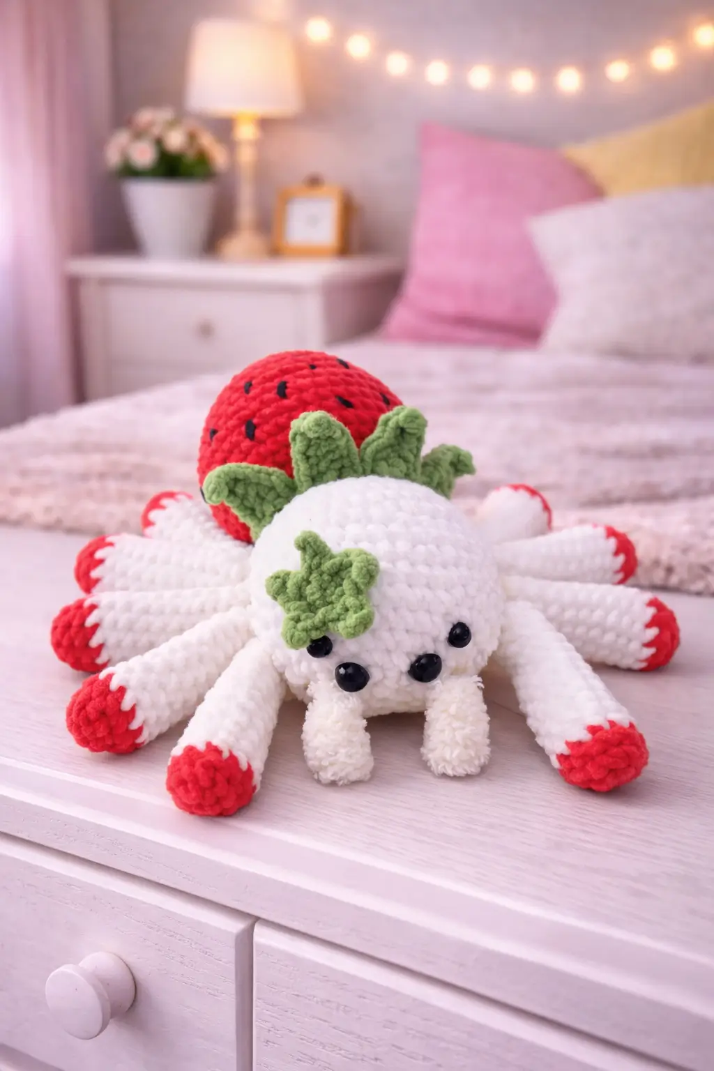 Strawberry Crab Amigurumi Crochet Pattern