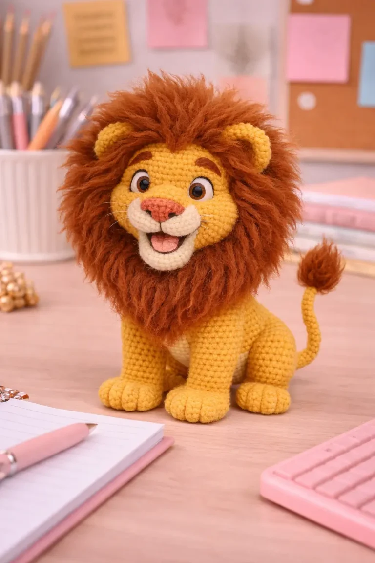 Realistic Lion Amigurumi Crochet Pattern