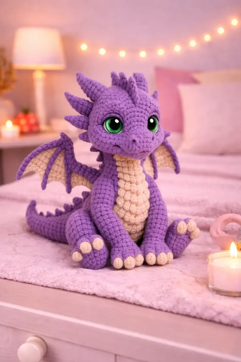 Baby Dragon Amigurumi Crochet Pattern