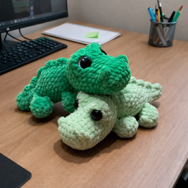 Crocodile Amigurumi Crochet Pattern