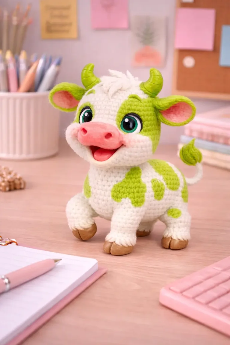Baby Cow Amigurumi Crochet Pattern