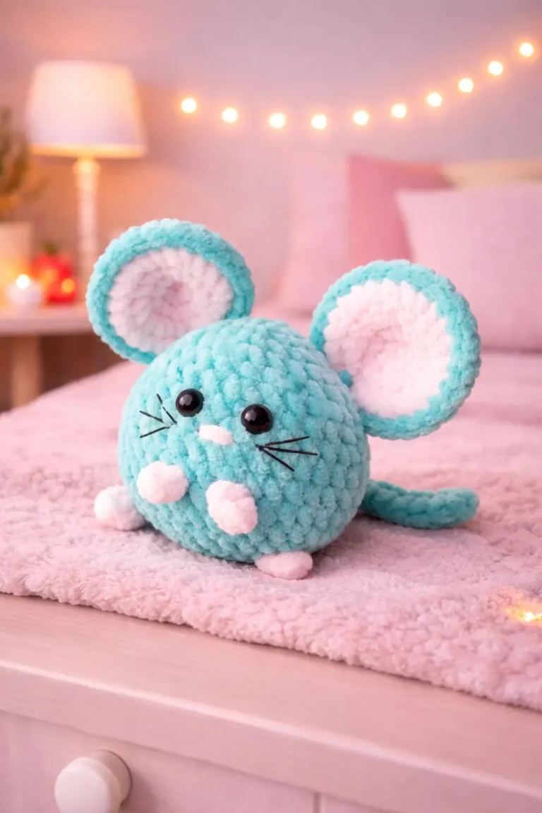 Tiny Mouse Amigurumi Crochet Pattern