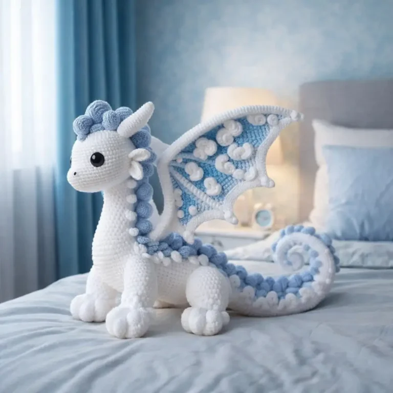 Cloud Wing Dragon Amigurumi Crochet Pattern