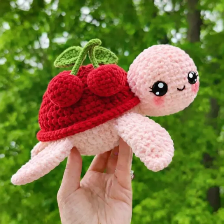 Pineapple Turtle Amigurumi Crochet Pattern