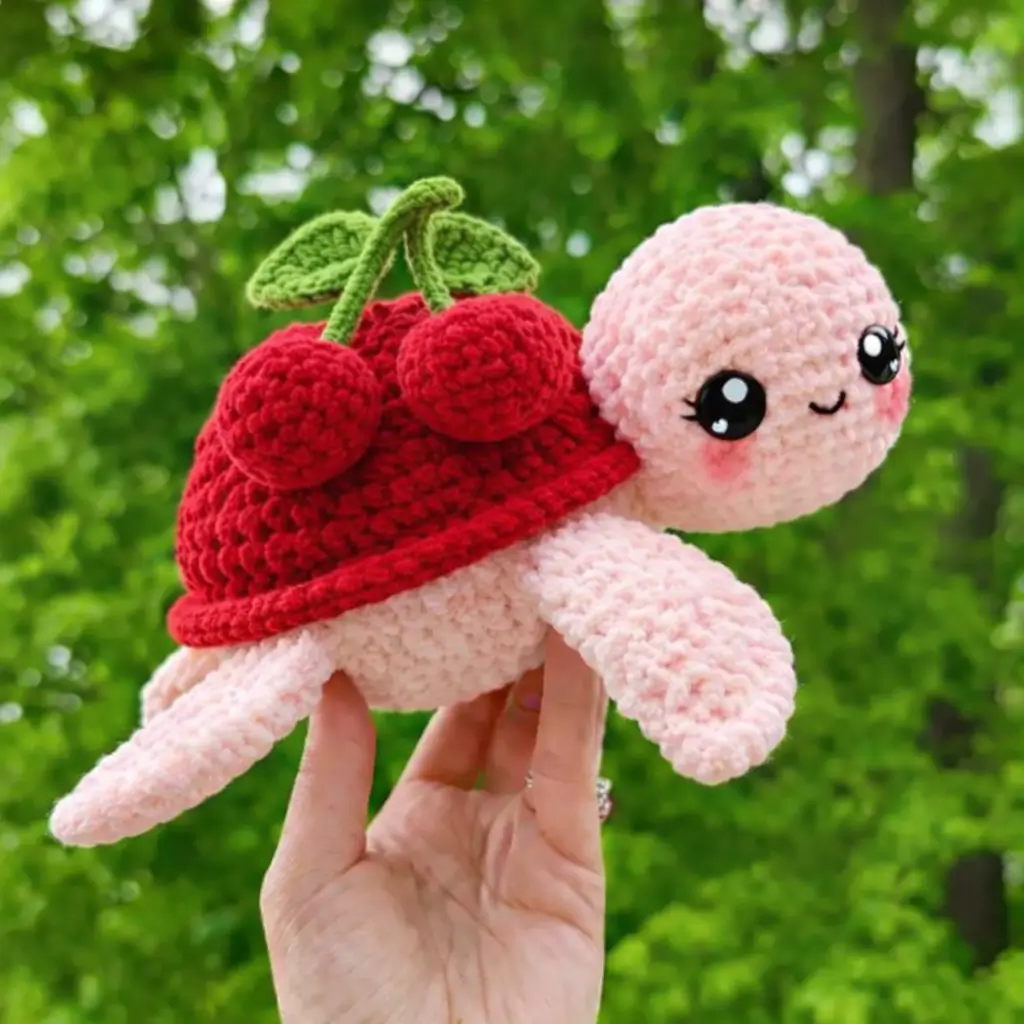 Pineapple Turtle Amigurumi Crochet Pattern