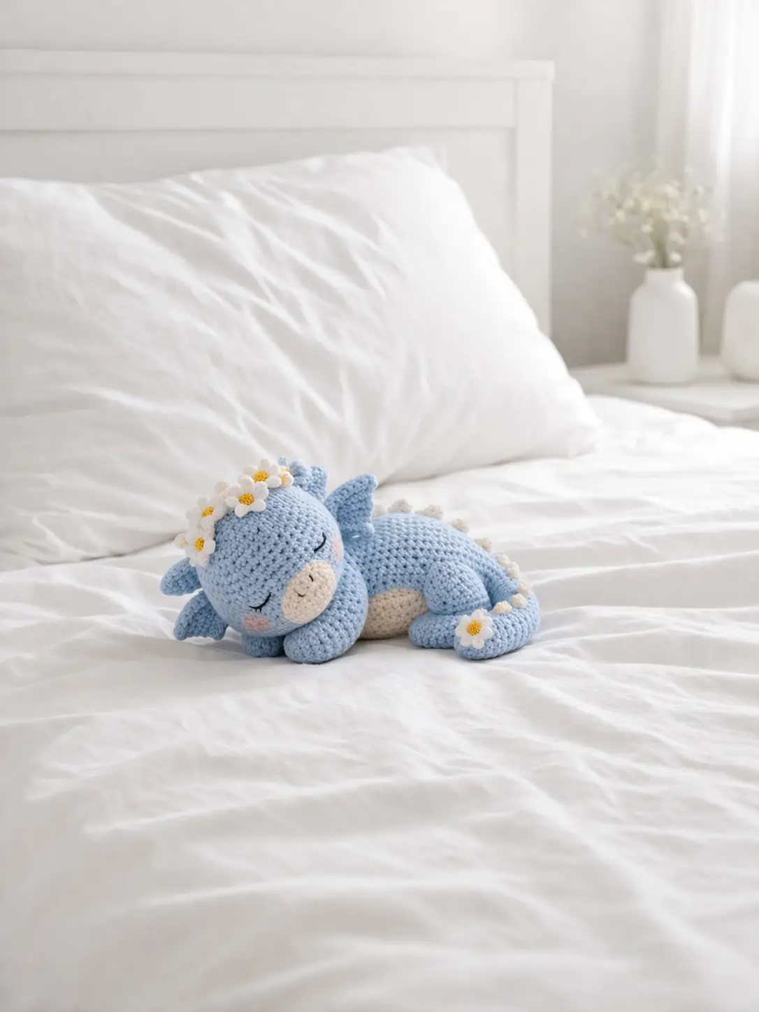 Dragon Amigurumi Crochet Pattern for a Sleeping Baby Dragon