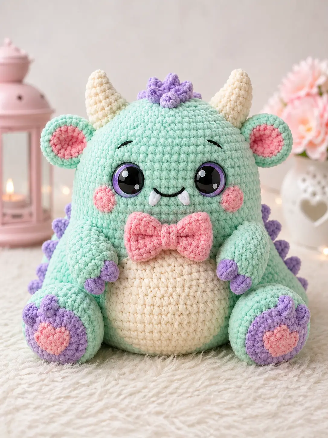 Full Mint Dragon Amigurumi Guide