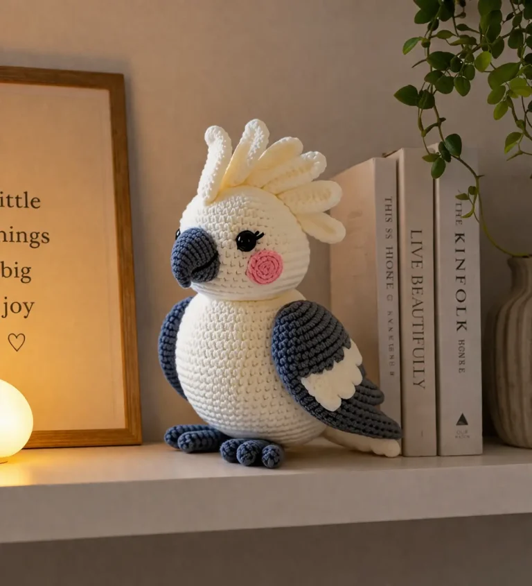 Cockatoo Amigurumi Crochet Pattern
