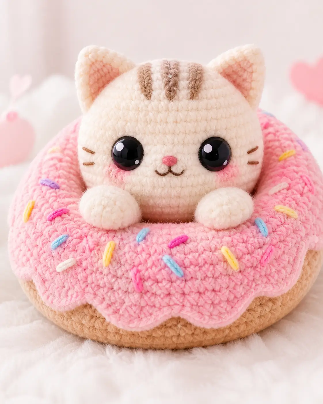 Cat Donut Amigurumi Crochet Pattern