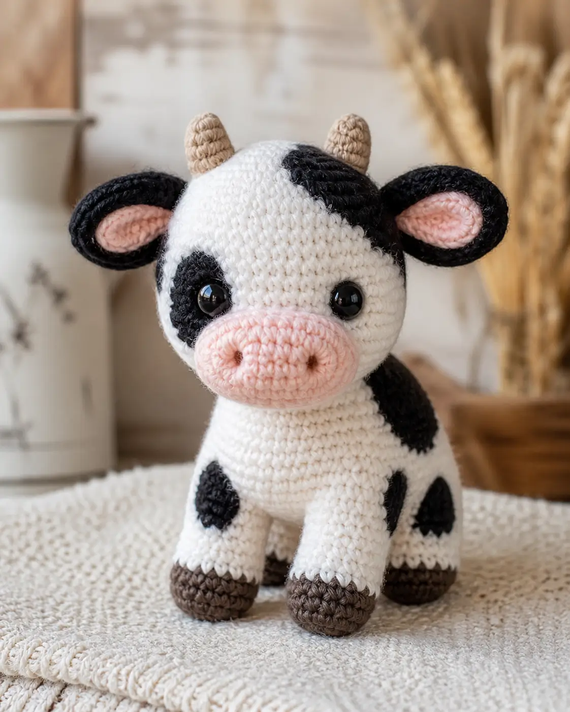 Cow Amigurumi Crochet Pattern: Spotted Farm Calf