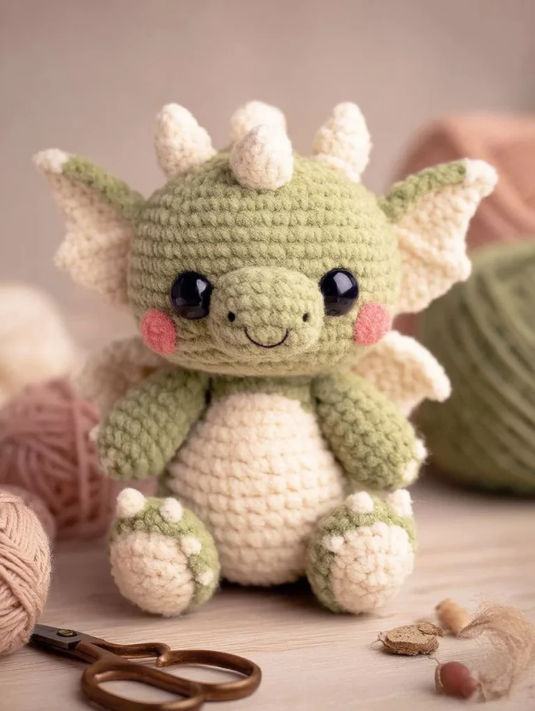 Pumpkin Bear Amigurumi Pattern showcasing a cute, handcrafted bear design.